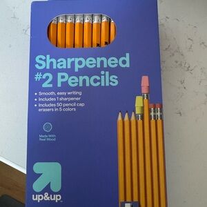 Target Up & Up 50 #2 Pencils with Sharpener